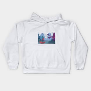 let's paddle Kids Hoodie